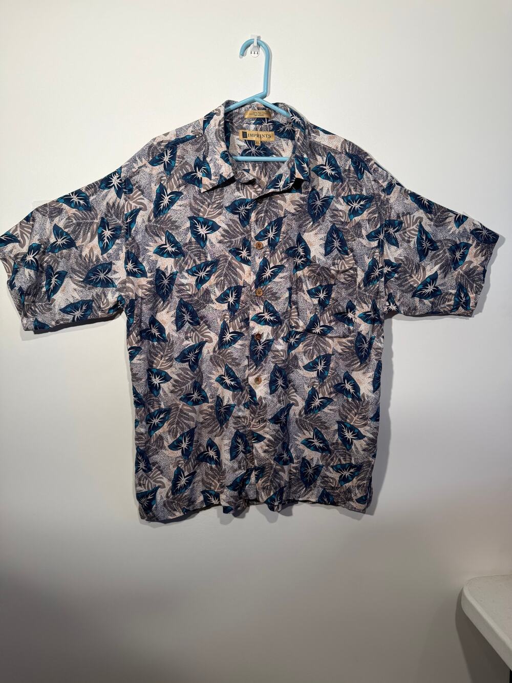 Imprints Hawaiian Shirt Men's XXL Tropical Button Up